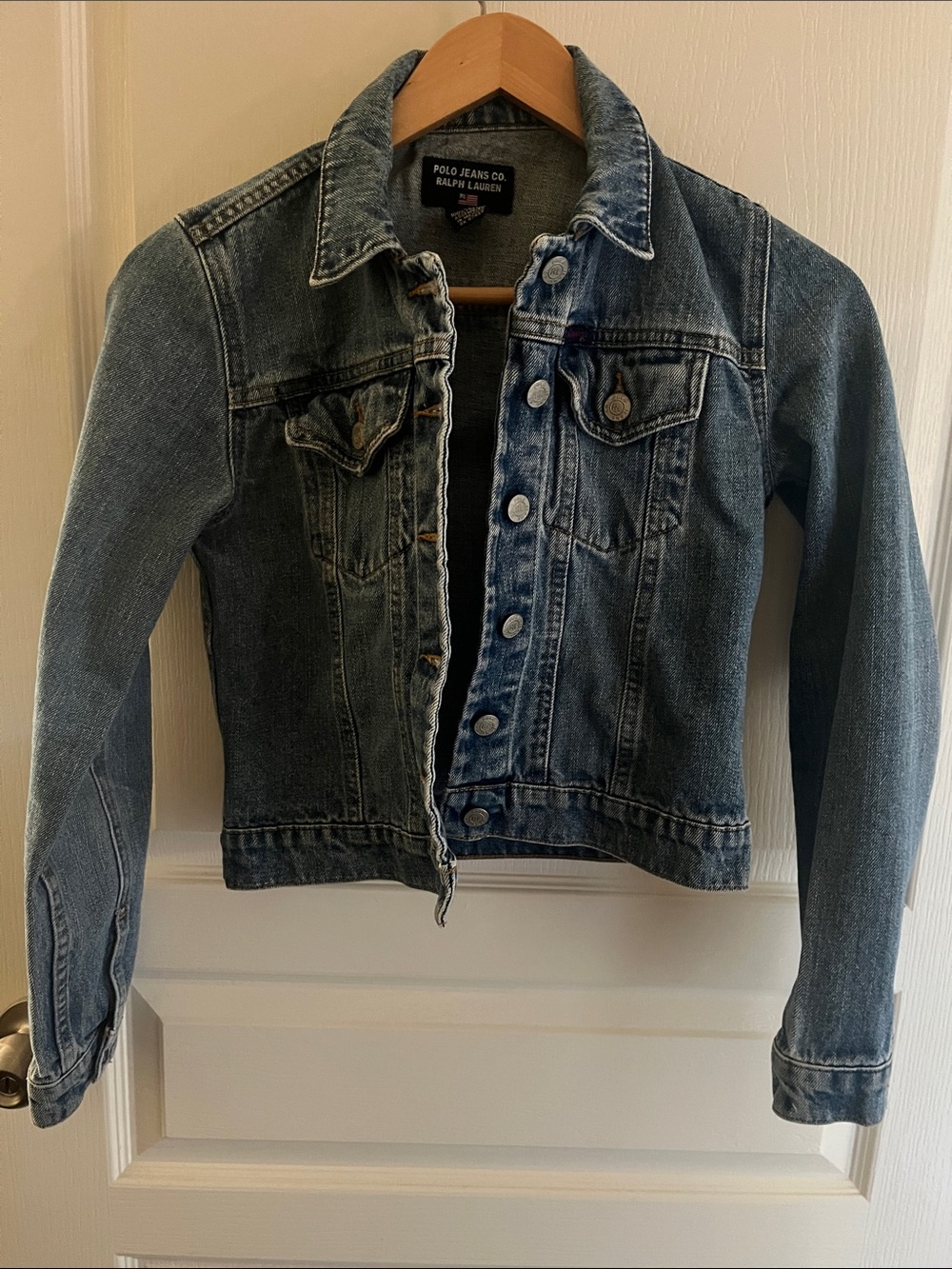 Polo by Ralph Lauren Women's Faded Blue Denim Jacket